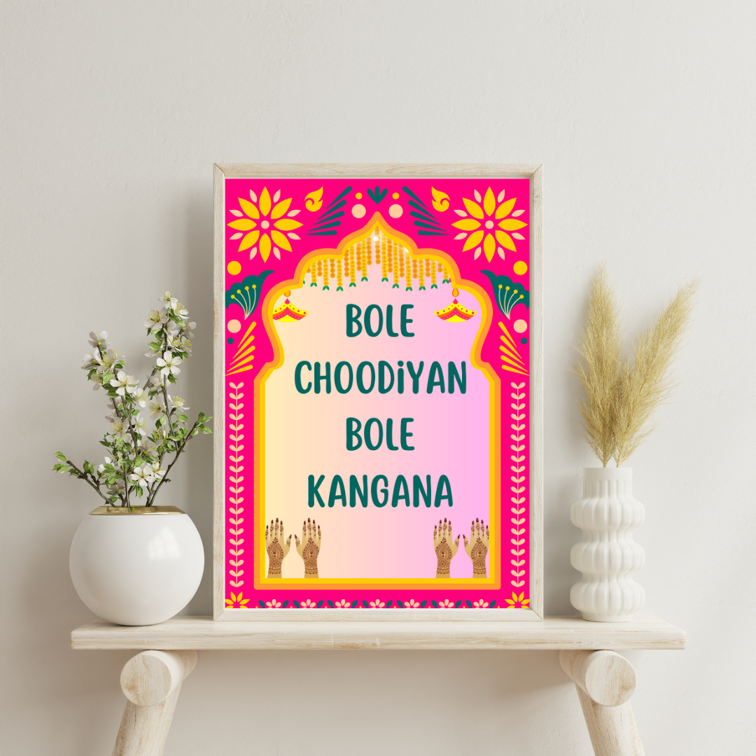πΈ Printable Mehndi Poster Kit β Ultimate Mehndi Party Decor (5 Digital Download)