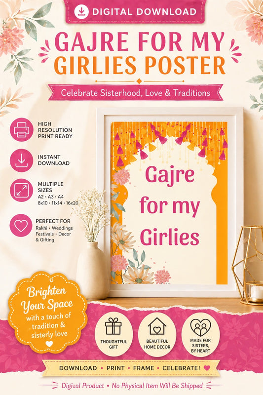 Gajre for My Girlies- Mehndi Sign – Editable Template