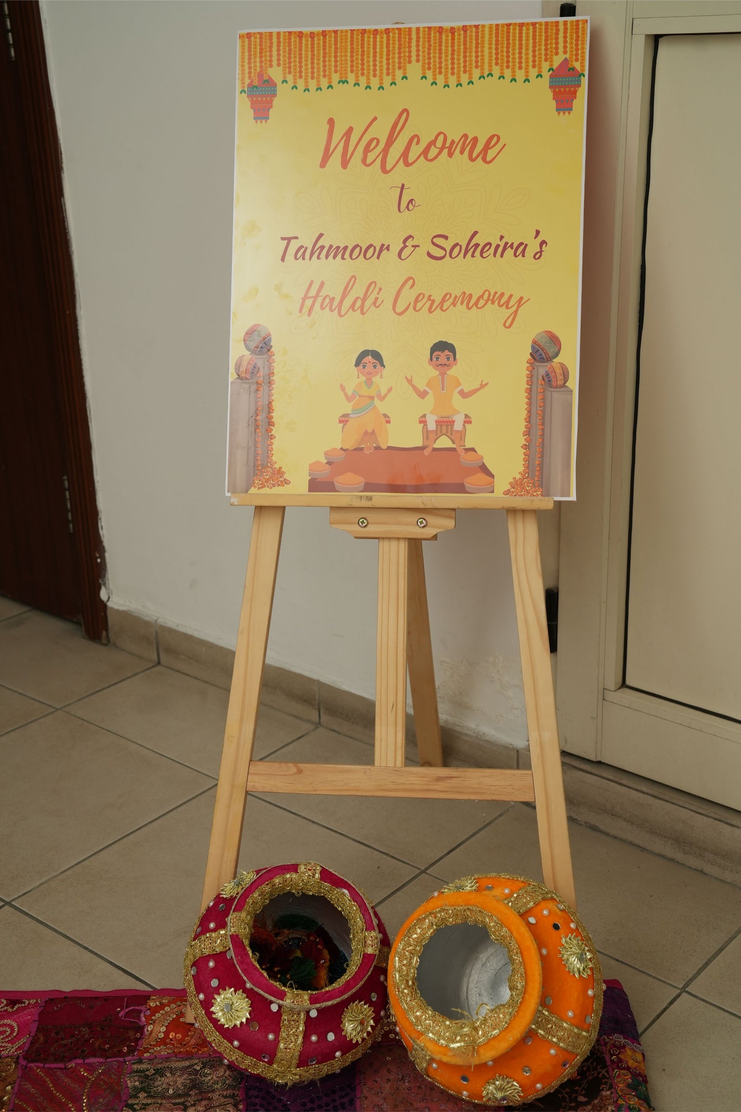 Haldi Welcome Board