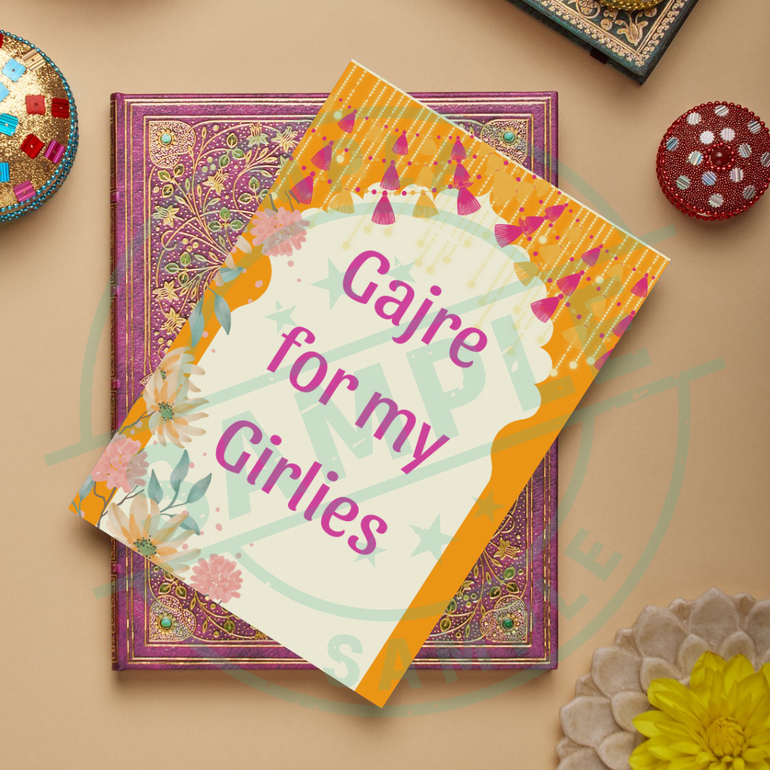 Gajre for My Girlies- Mehndi Sign – Editable Template