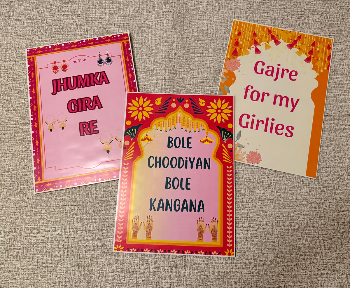 Dholki Display Boards set of 3