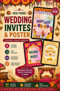 🎉EVENT SIGN DHOLKI/MEHNDI/HALDI BUNDLE LAST-MINUTE PRINTABLE – INSTANT DOWNLOAD (READY IN MINUTES)